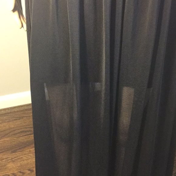 CHIC-A-BOOTI BLACK TWO-LAYER LINED MAXI SK… - Picture 5 of 8